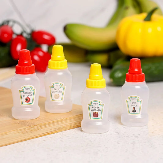 Mini Condiment Bottle Camping Squeeze Bottles