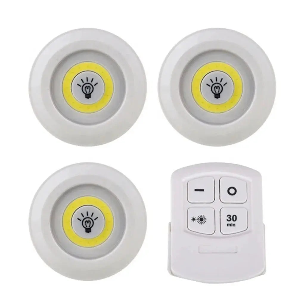 Dimmable LED Under Cabinet Light with Remote Control Battery Operated LED Closets Lights Wardrobe Bathroom lighting Hommart
