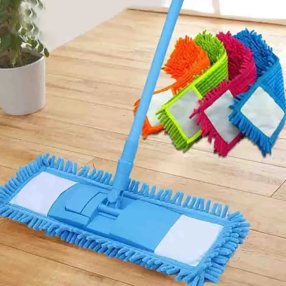 Replaceable Flat Mop Replacement Cloth Floor Cleaner Mop Head Microfiber Dust Cleaning Pad Hommart