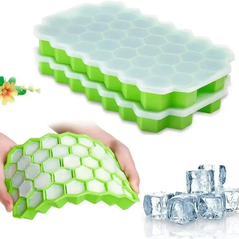 37 compartments honeycomb ice room mold jelly ice cube Hommart