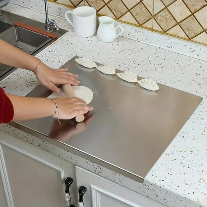 Stainless Steel Cutting Board - Heavy Duty Non-Slip Hommart