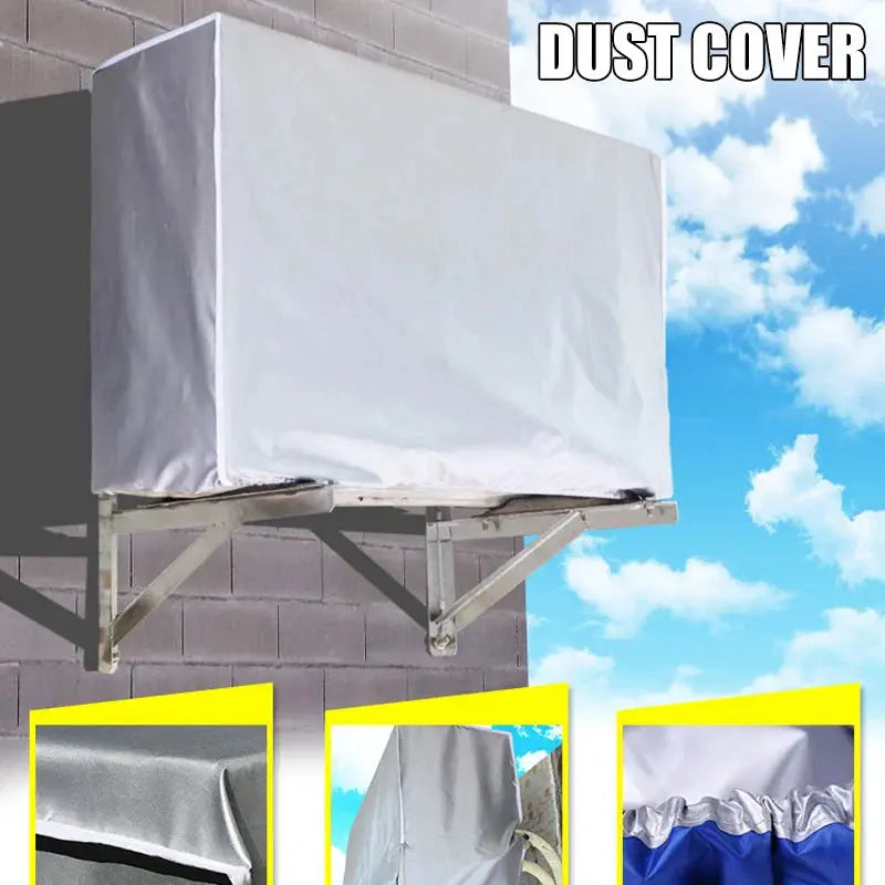 Air Conditioner Cover Anti-Dust Anti-Snow Waterproof Sunproof Conditioner Protectors Hommart