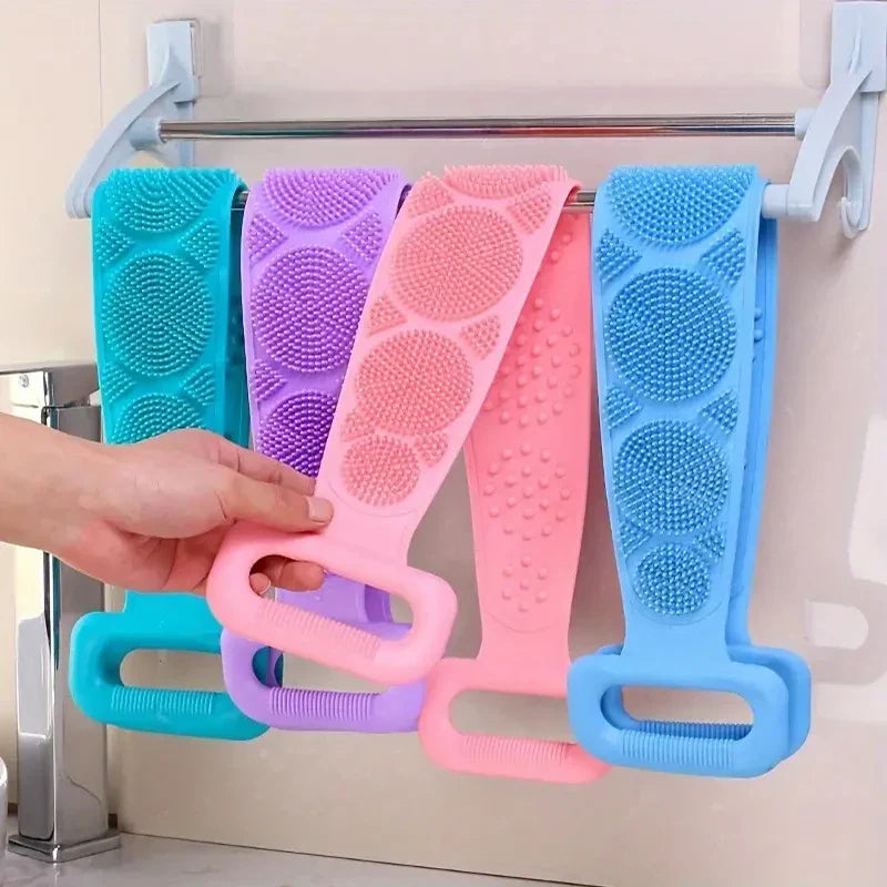 Body Silicone Brush Scrub Body Exfoliating Sponge Brush Bathroom Shower