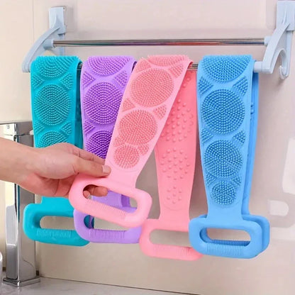 Body Silicone Brush Scrub Body Exfoliating Sponge Brush Bathroom Shower