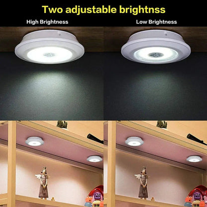 Dimmable LED Under Cabinet Light with Remote Control Battery Operated LED Closets Lights Wardrobe Bathroom lighting Hommart