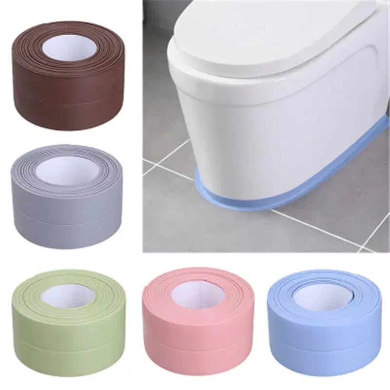 1pc Bathroom Waterproof Wall Stickers Sealing Tapes PVC Hommart