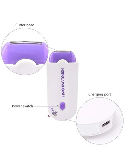 Professional female facial, leg, bikini, hand, body, electric shaver, hair removal device