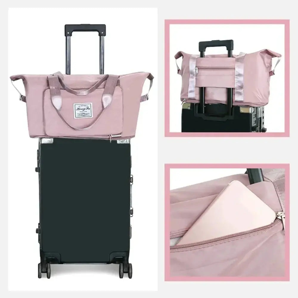 2024 Fashion Fitness Travel Bag Dry Wet Separation Folding Tote Bag Large Capacity Waterproof Outdoor Storage Bag Hommart
