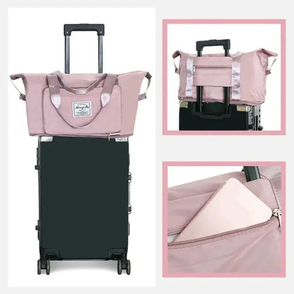 2024 Fashion Fitness Travel Bag Dry Wet Separation Folding Tote Bag Large Capacity Waterproof Outdoor Storage Bag Hommart