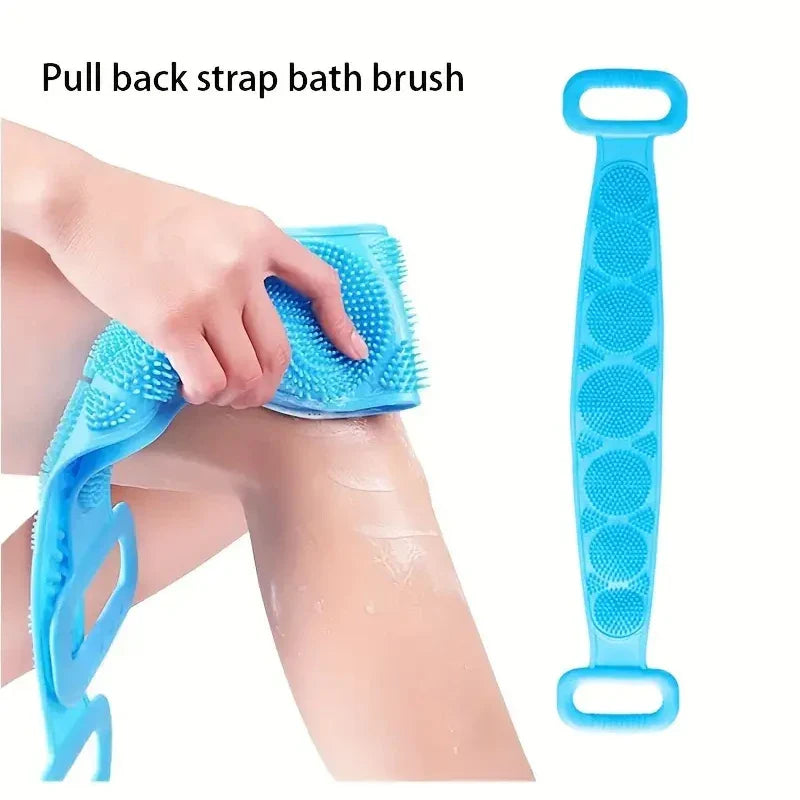 Body Silicone Brush Scrub Body Exfoliating Sponge Brush Bathroom Shower