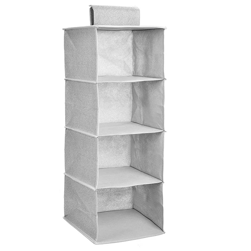 5Layers Hanging Closet Drawer Style Storage Bag Wardrobe Storage Organizer