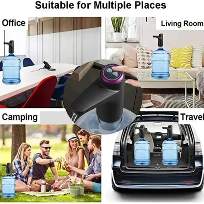 Portable 5-gallon Water Dispenser with USB Charging-Automatic Electric Pump Hommart