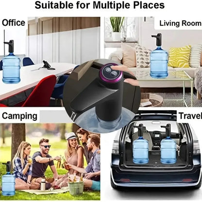 Portable 5-gallon Water Dispenser with USB Charging-Automatic Electric Pump