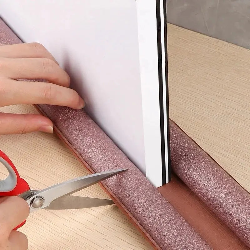 Flexible Door Bottom Sealing Strip Stopper Door Weatherstrip Guard Wind Dust Blocker Sealer Hommart