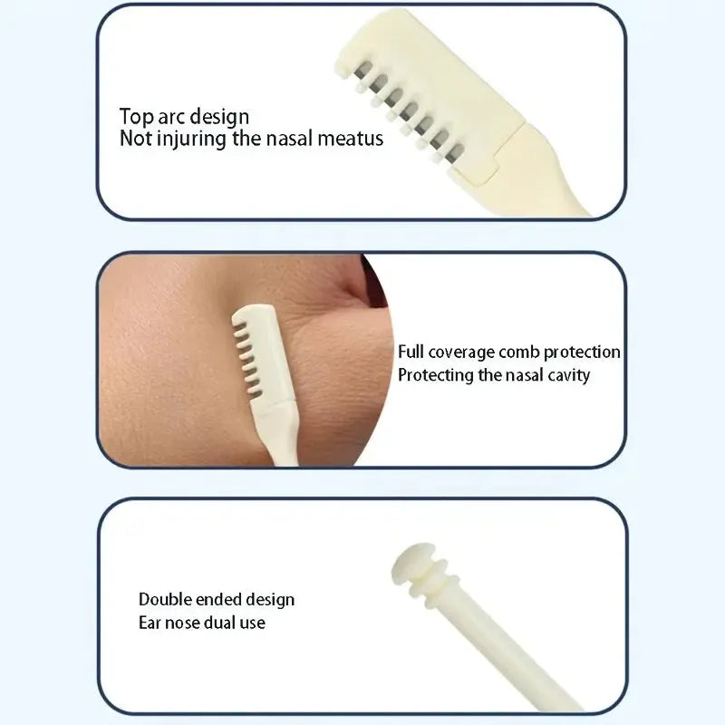 Nose Hair Remover 360 Rotating Nasal Clippers Nose Hair Trimmer Homemart