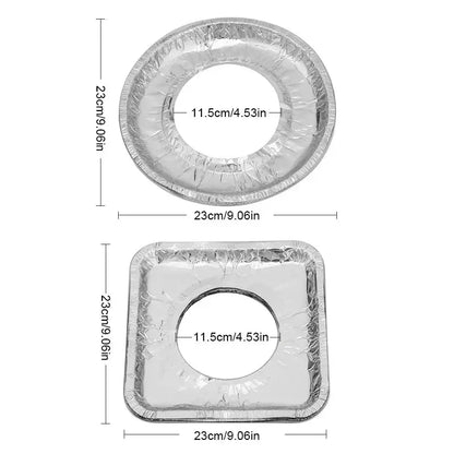 Thickened Aluminum Foil Covers Gas Stove Oil Proof Pad Protector Cover Proof Hommart