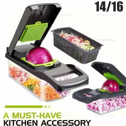 Multifunctional Portable Kitchen Chopper Vegetable Shredder Slicer Hommart