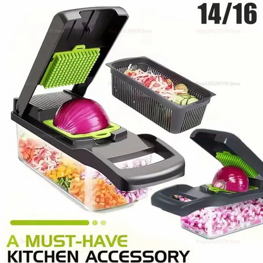 Multifunctional Portable Kitchen Chopper Vegetable Shredder Slicer Hommart
