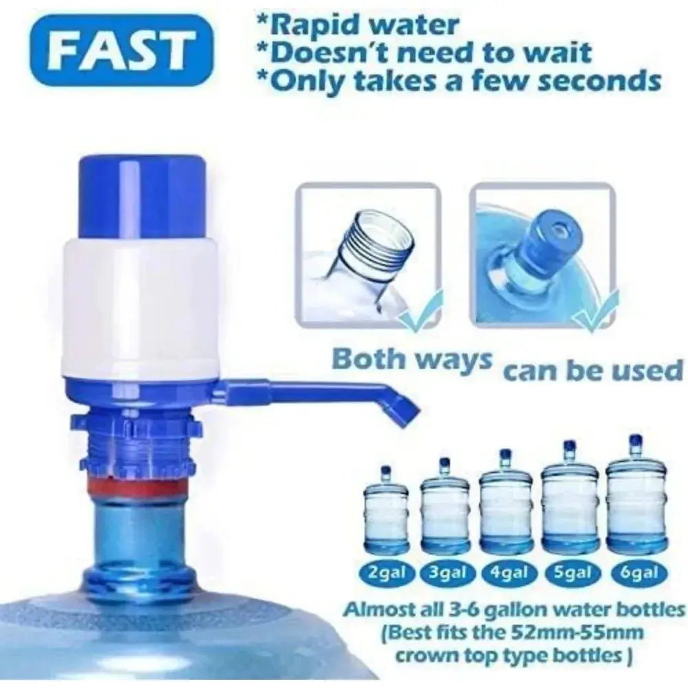 Manual Water Dispenser, Healthy Hydration, Adjustable Bucket Pump, Suitable Hommart