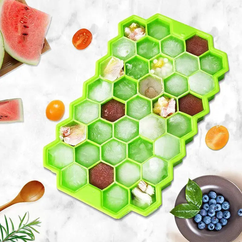 37 compartments honeycomb ice room mold jelly ice cube Hommart