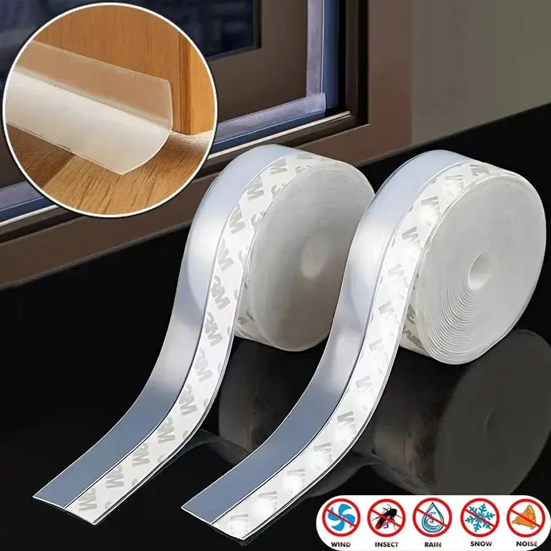 Window Door Bottom Seal Strip Door Draft Stopper Weather Window Rubber Seal Gap Sealing Tape Hommart