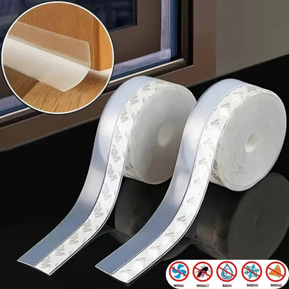 Window Door Bottom Seal Strip Door Draft Stopper Weather Window Rubber Seal Gap Sealing Tape Hommart