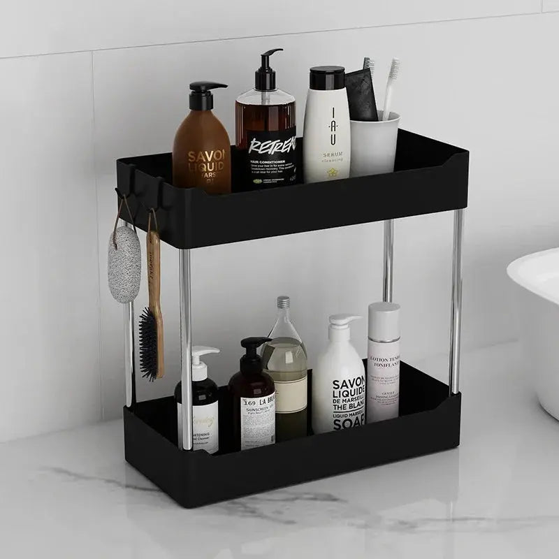 Premium Kitchen Countertop Organizer Shelf - Sturdy Elevated Spice Rack and Spacious Storage Rack for Efficient Organization Hommart