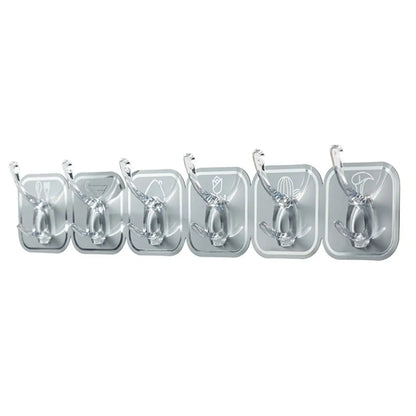 Wall Mounted Adhesive Hook No Drilling Waterproof Adhesive Hook For Bathroom Toilet Hommart