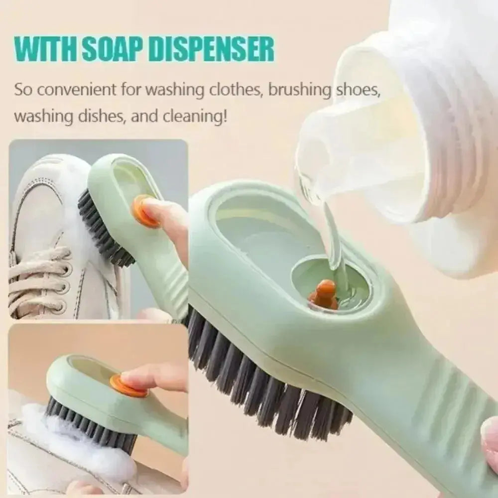 Multifunction Cleaning Shoe Brush Soft Automatic Liquid Shoe Brush Hommart