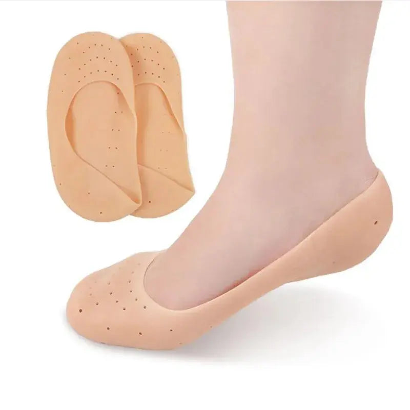 2Pcs Silicone Gel Insole Socks Foot Care Protector Hommart