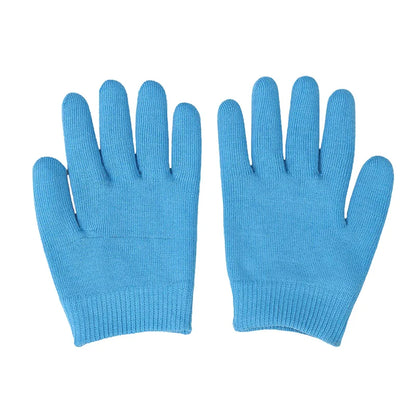 1Pair Multi Colored Essential Oil Moisturizing Socks Gloves For Dry Cracked
