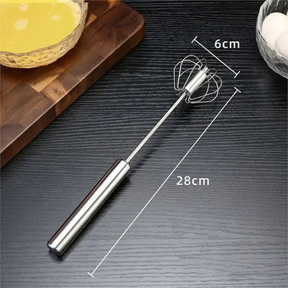 Kitchen Stainless Steel Whisk Hand Pressure Semi-automatic Hommart