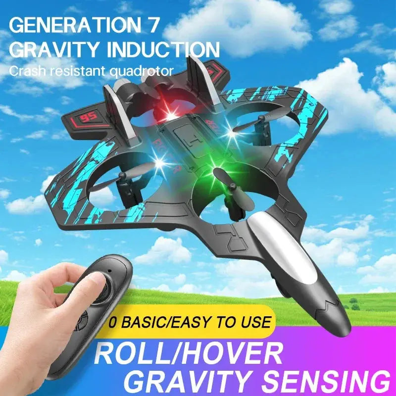 Remote Control Foam Fighter Glider Helicopter Hommart