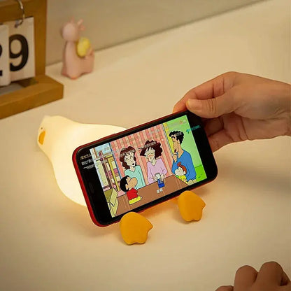 Cute Panda Night Lamp – Soft Silicone Touch LED Lamp for Kids & Bedroom Decor Hommart