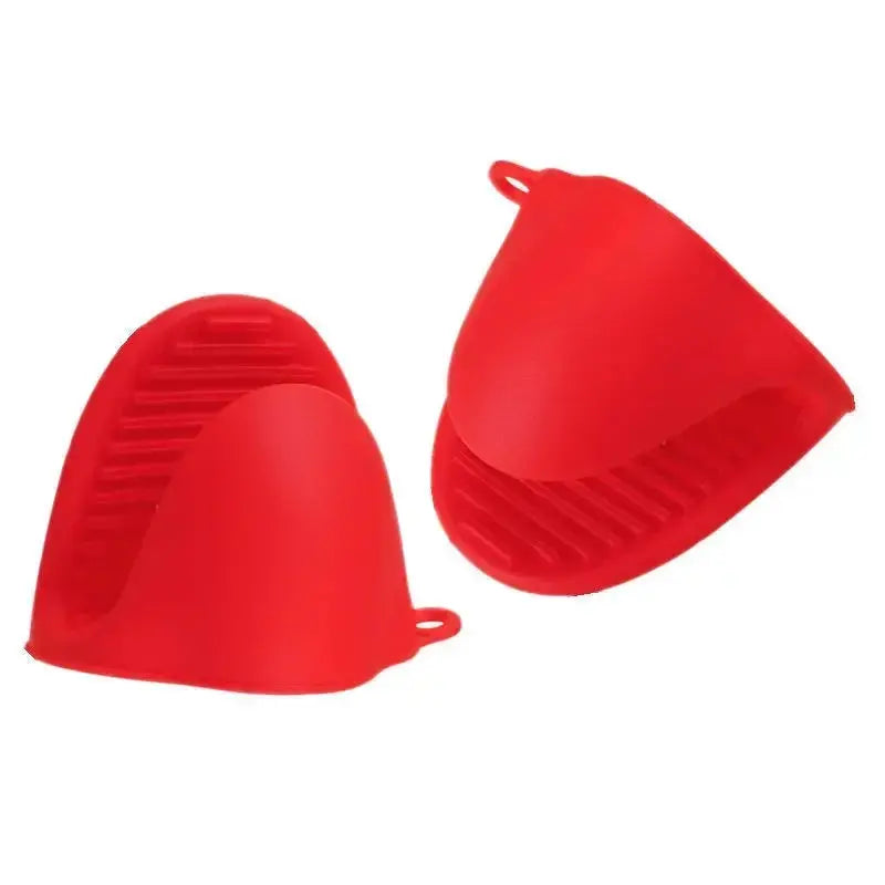 2PCS Oven Mitts Silicone Oven Glove Heat Resistant Pinch Mitts Anti Scalding Non Slip Gloves Hommart