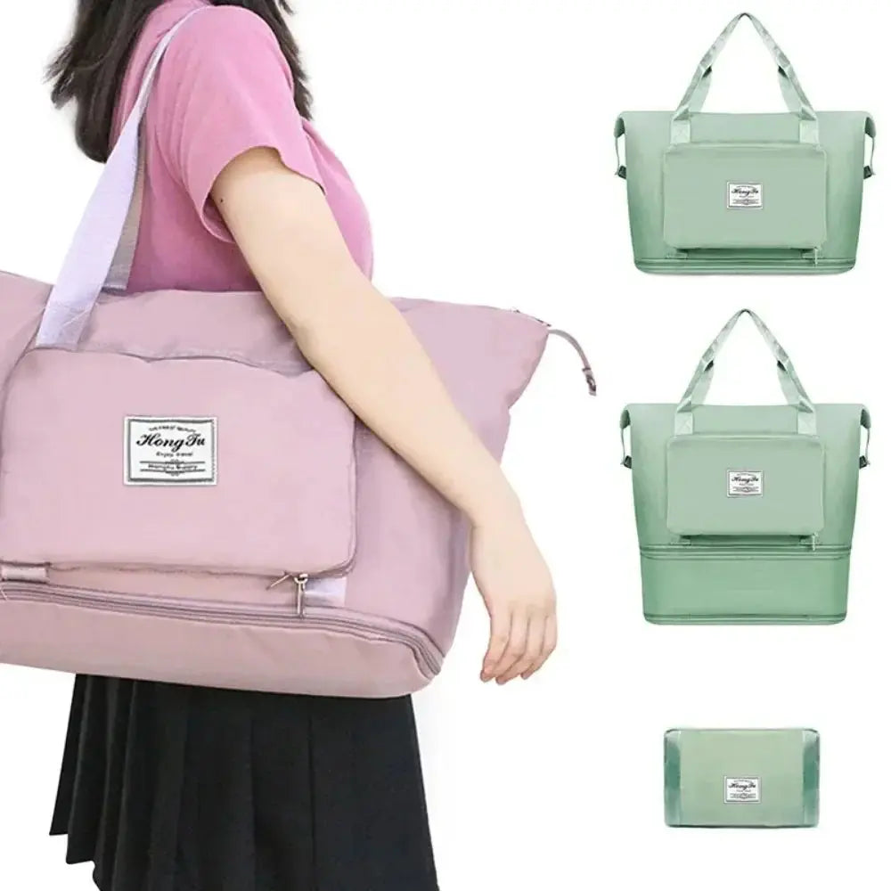 2024 Fashion Fitness Travel Bag Dry Wet Separation Folding Tote Bag Large Capacity Waterproof Outdoor Storage Bag Hommart