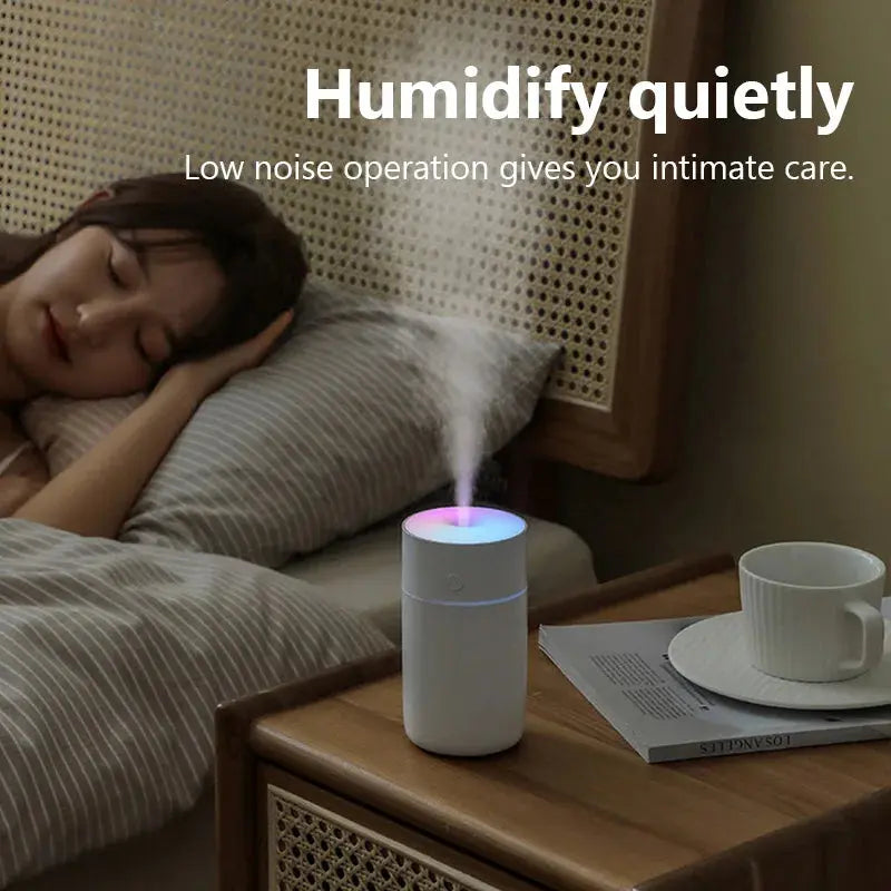 Wireless Portable Air Humidifier USB Rechargeable  Home Car Mini Aroma Diffuser Colorful Essential Oil humidificador Hommart