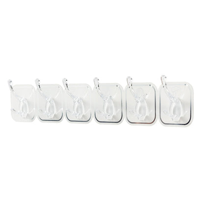 Wall Mounted Adhesive Hook No Drilling Waterproof Adhesive Hook For Bathroom Toilet