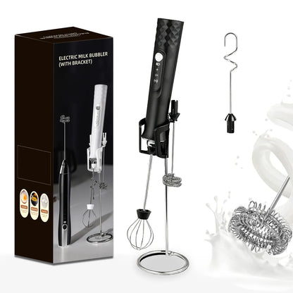 Milk Frother Wand Coffee Frother Handheld Foam Maker For Latte Rechargeable Electric Milk