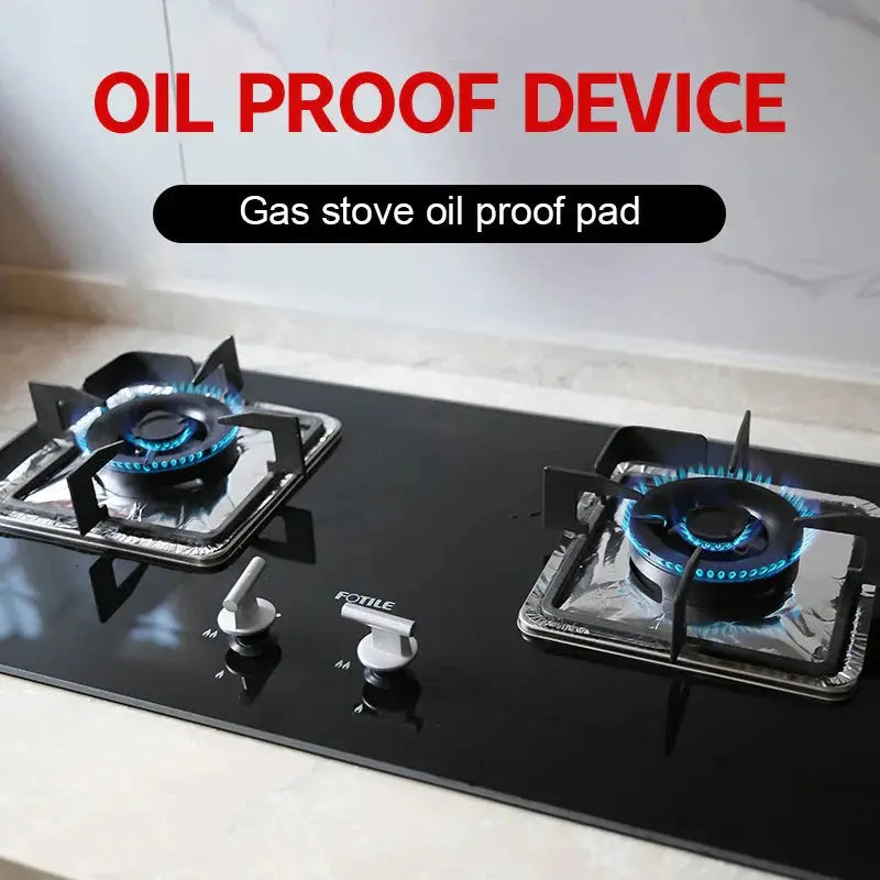 Thickened Aluminum Foil Covers Gas Stove Oil Proof Pad Protector Cover Proof Hommart