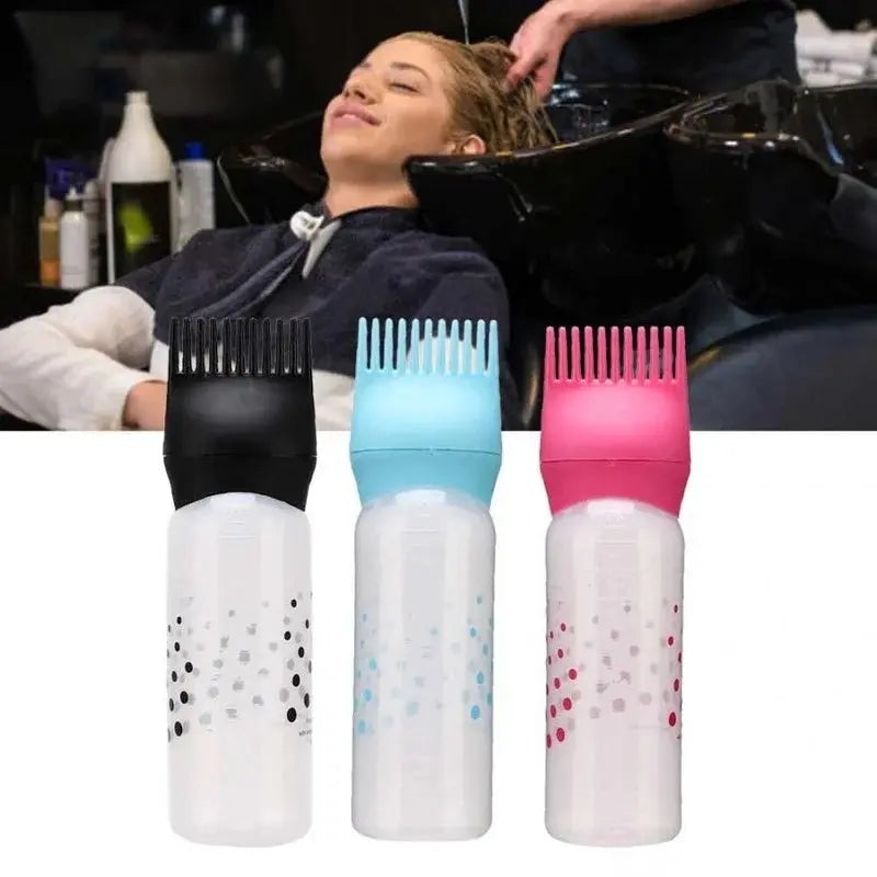 1Pcs Professional Refillable Hair Dye Applicator Brush Bottle Homemart