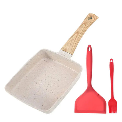 Nonstick Rectangular Pan Japanese Omelets Egg Roll Hommart