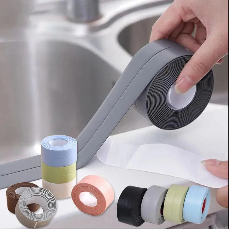 1pc Bathroom Waterproof Wall Stickers Sealing Tapes PVC Hommart