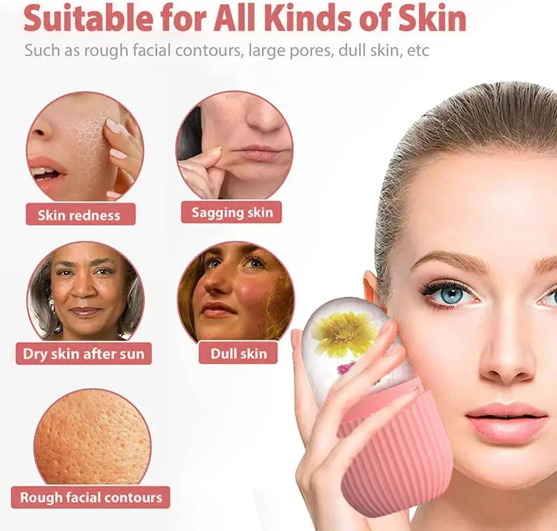 Silicone Ice Face Roller Contour and Shrink Pores Homemart