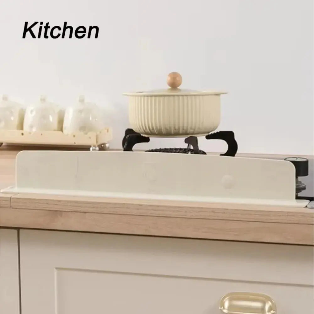 Silicone Sink Baffle Splash Guard Oil-Proof with Suction Cup Pool Water Baffle Bar Kitchen Supplies Hommart