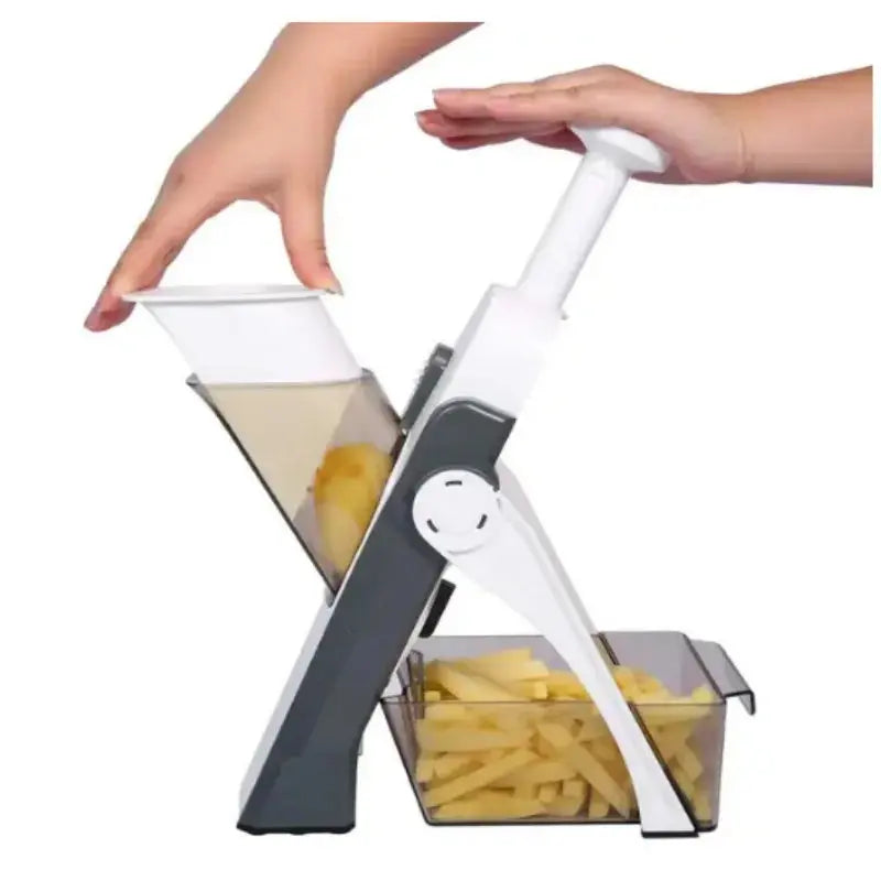 5 In 1 Vegetable Cutter Strip Cutter Adjustable Thickness Multi-Function Vegetable Cutter Safe Kitchen Accessories Gadget Hommart