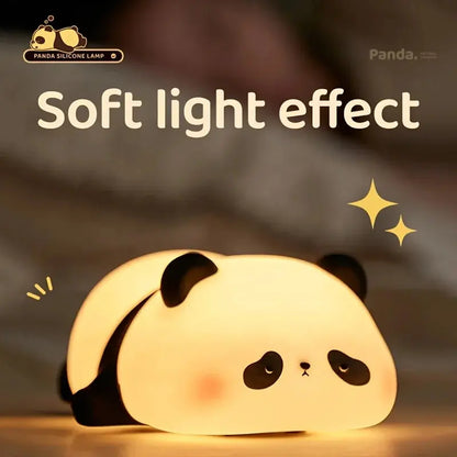 Panda Night Light, Rechargeable with Timer, Bedside Table Lamp, Hommart