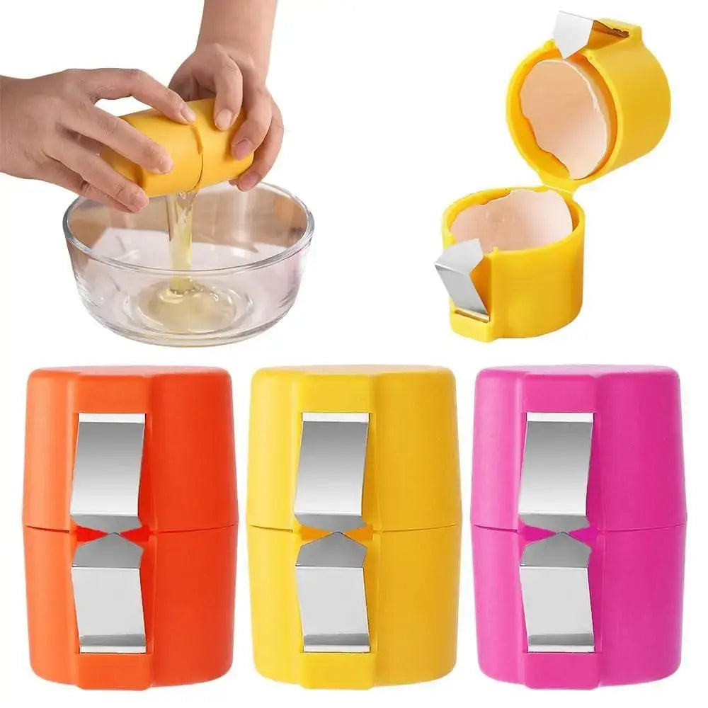 Cute Egg Shell Opener Stainless Steel Separator Egg Opening Hommart