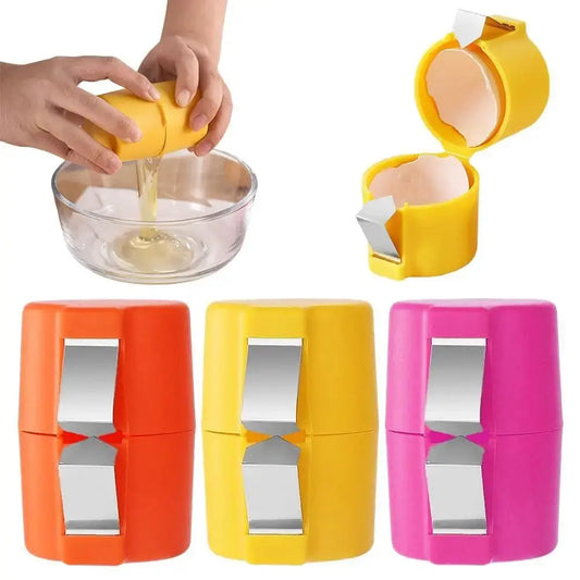 Cute Egg Shell Opener Stainless Steel Separator Egg Opening Hommart