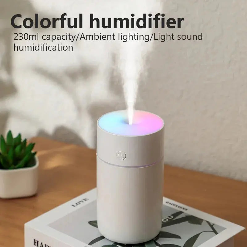 Wireless Portable Air Humidifier USB Rechargeable  Home Car Mini Aroma Diffuser Colorful Essential Oil humidificador Hommart